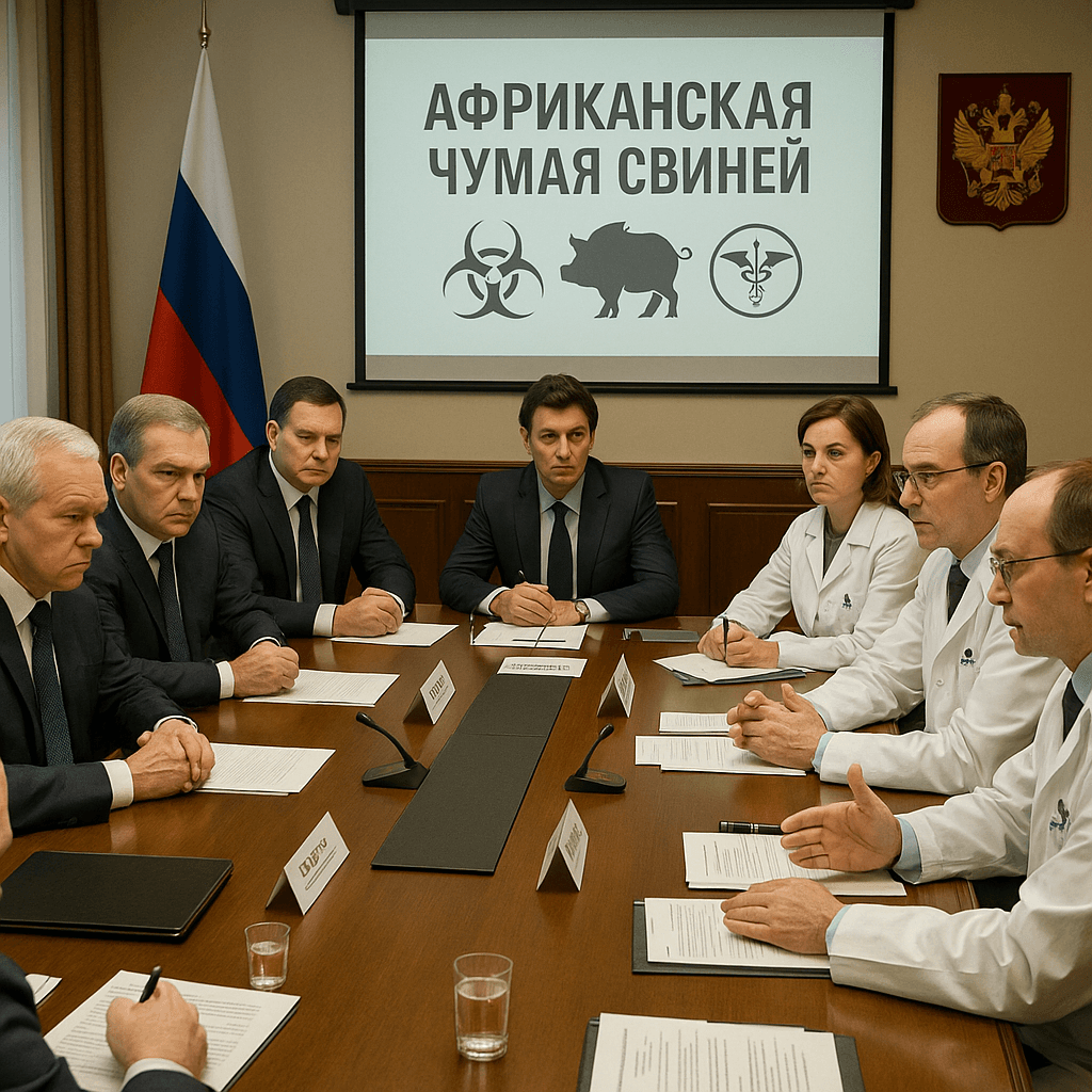 В администрации района прошло внеочередное заседание комиссии по предупреждению и ликвидации чрезвычайных ситуаций по африканской чуме свиней